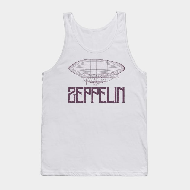 Zeppelin retro Tank Top by Myartstor 